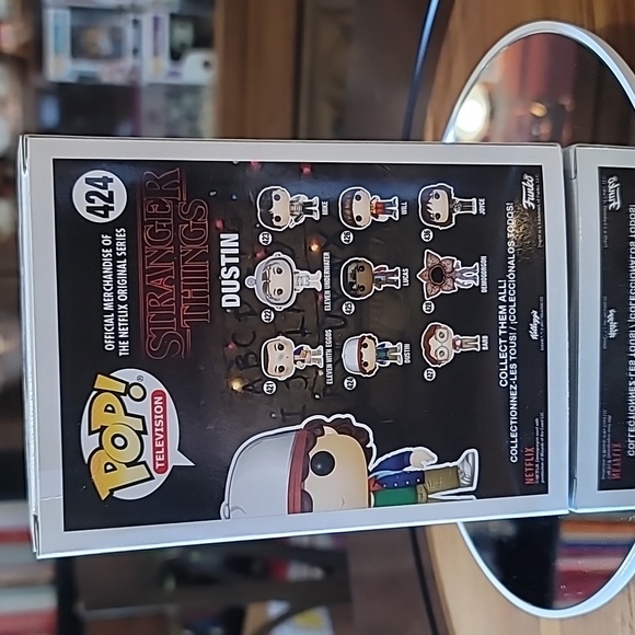 Funko POP Dustin With Compass Stranger Things Vinyl Figure - Picture 3 of 4